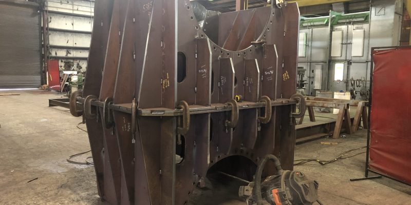 Port of Alaska, loading platform fender - Weldment