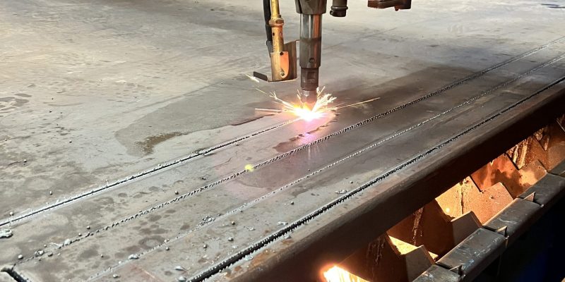 Oahe Dam Draft tube bulkheads - Plasma burning